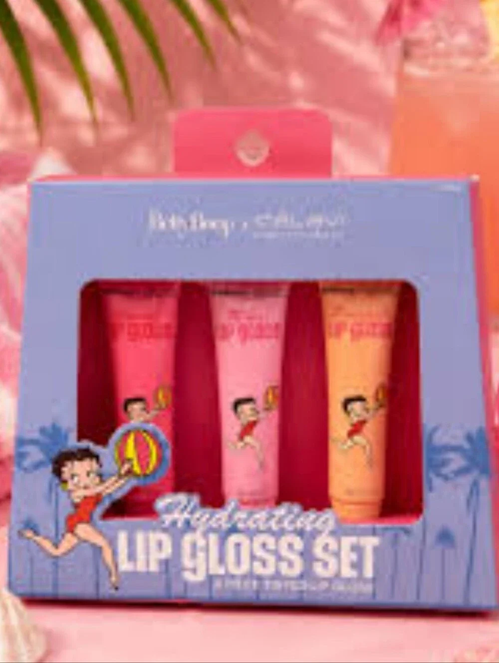 Celavi X Betty Boop 3-PC Tinted Hydrating Lip Gloss Set